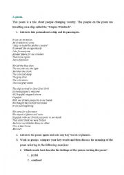 English Worksheet: A clash of culture