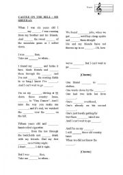 English Worksheet: Castle on the hill - ed sheeran