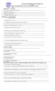 English Worksheet: Reported Speech