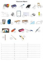 classroom objects