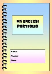 English Worksheet: My English Portfolio