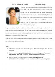 English Worksheet: Hollywood - a Dream Factory? (Jigsaw)