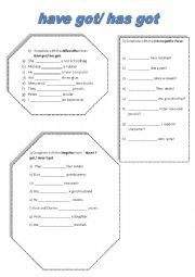 English Worksheet: HAVE GOT