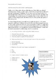 English Worksheet: FCE practise: Justin Bieber worksheet