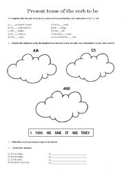 English Worksheet: Verb To Be exercises