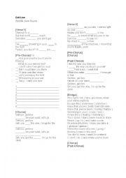 English Worksheet: Get Low by Zedd, Liam Payne - Lyric Worksheet