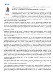 English Worksheet: 1963 : the defining year of the civil rights movement