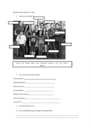 English Worksheet: Modern Family Episode 1 worksheet