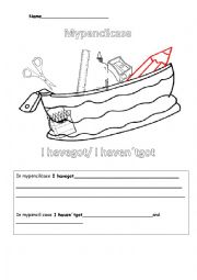 English Worksheet: My pencil case