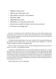 English Worksheet: Heroes