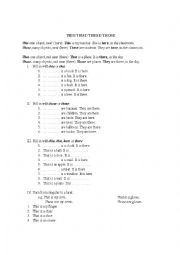 English Worksheet: Demonstratives