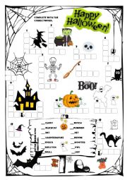 English Worksheet: Halloween