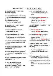 English Worksheet: Passive Voice