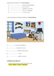 English Worksheet: There is/ there are worksheet