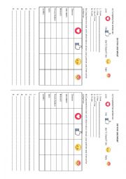 English Worksheet: LIKES AND DISLIKES