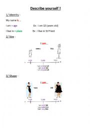 English Worksheet: description physique