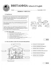 English Worksheet: Childrens exam