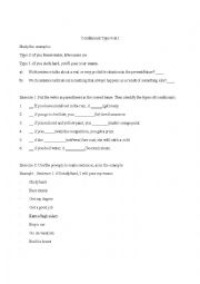 English Worksheet: Conditionals