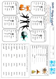 Singular and Plural Worksheet