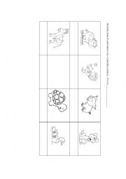 English Worksheet: Identify animals