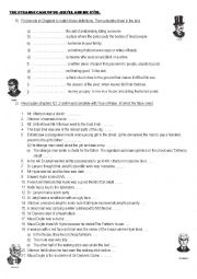 English Worksheet: The strange case of Dr Jekyll and Mr Hyde (reader- elementary level)