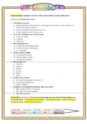 English Worksheet: ancient civilization 