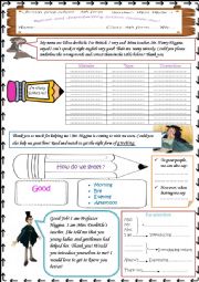 review and introductory lesson 8th form part one