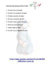 English Worksheet: simple present passive voice