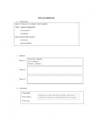 English Worksheet: How to Write an Opinion Text