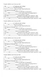 English Worksheet: Future Simple
