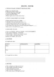 English Worksheet: Real Steel - Film worksheet
