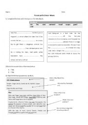 English Worksheet: Present Perfect vs. Simple past