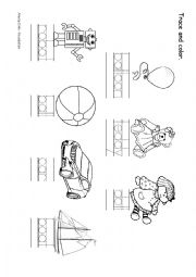 English Worksheet: My Toys