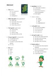 Irish Quiz