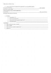 English Worksheet: Box of Lies