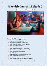 Task for Riverdale season 1 episode 2