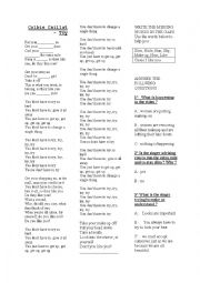 Song+ worksheet: Try ( Colbit)