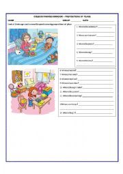 English Worksheet: Prepositions of place