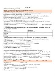 English Worksheet: Grade 6 Unit 1 My friend exercise