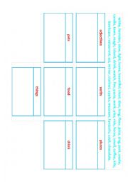 English Worksheet: Categories