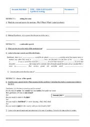 English Worksheet: This is England worksheet 6