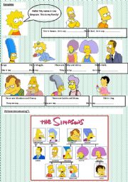 English Worksheet: Family - Possessive Adjectives