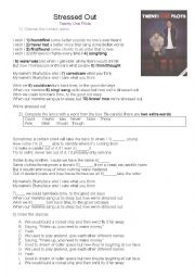 English Worksheet: Stressed out