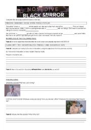 English Worksheet: NOSEDIVE (BLACK MIRROR)