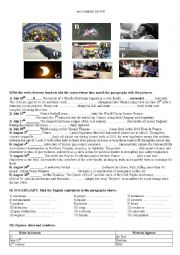 English Worksheet: Summer Review 2018 - Write your own news report