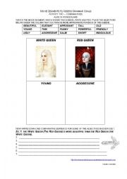 English Worksheet: Comparatives