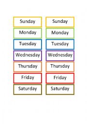 Days of the Week Matching