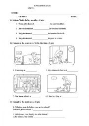 English Worksheet: english practice