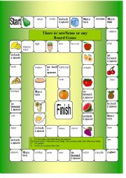 English Worksheet: board game