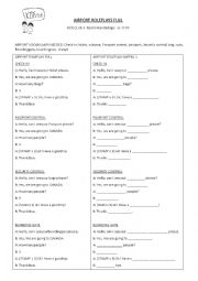 English Worksheet: KIDS AIRPORT ROLEPLAYS